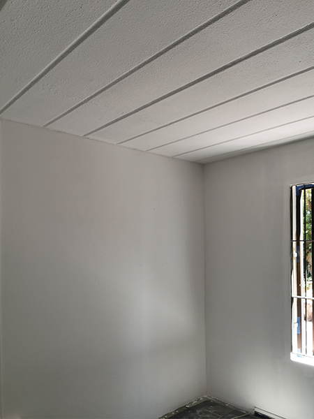 walls after applying primer