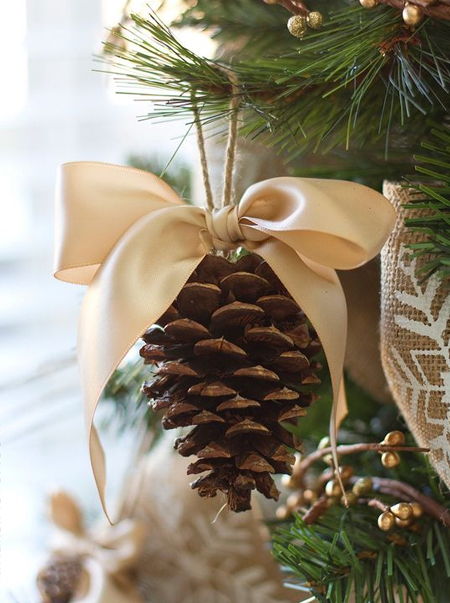 pine cone tree decorations