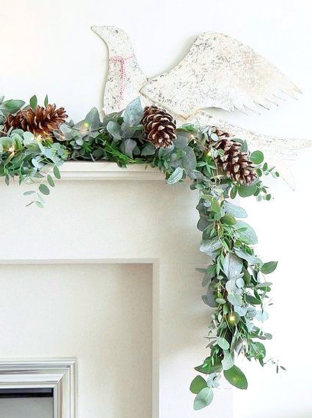 pine cone garland