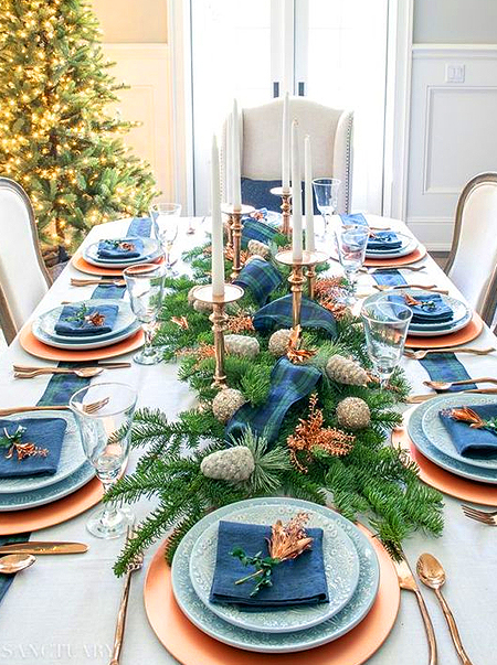pine cone table centrepiece ideas