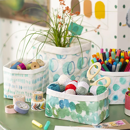 Sew Up these Fabric Storage Baskets