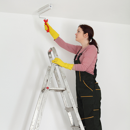 stepladder for painting ceilings