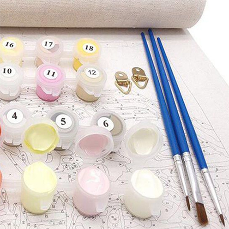 how to paint by numbers