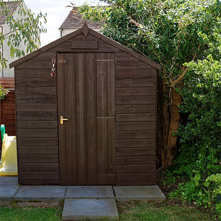 can you use garden shed for DIY workshop