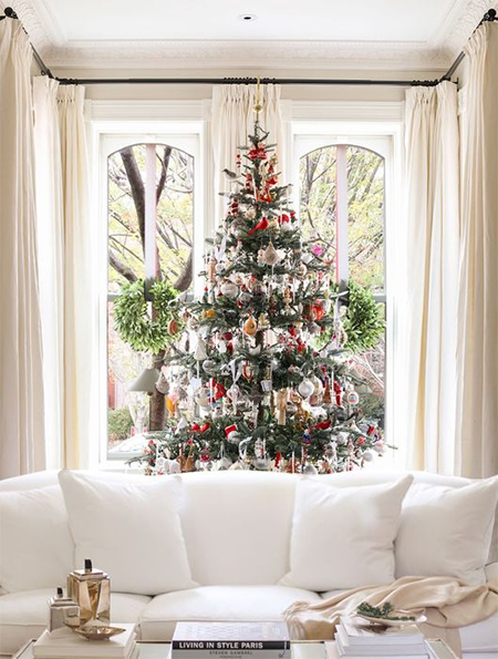 best place to stand a christmas tree