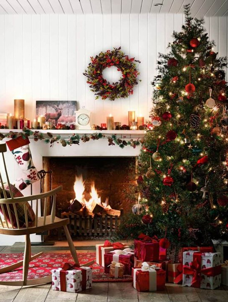 never place an artificial christmas tree close to a fireplace