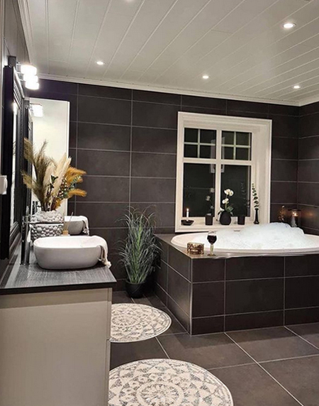 black and white bathroom ideas