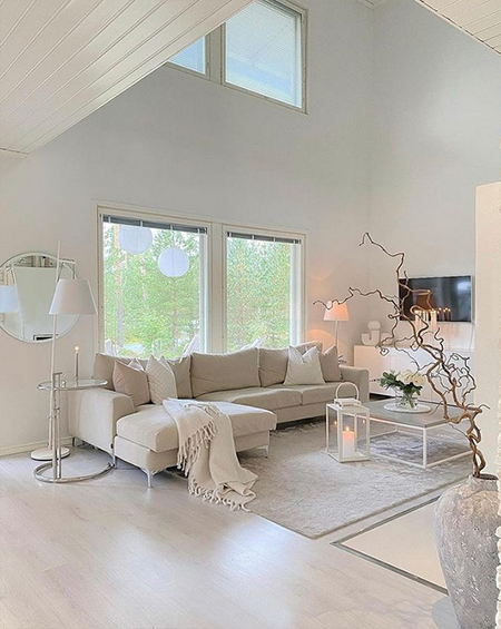 Decorating a Home With White and Grey