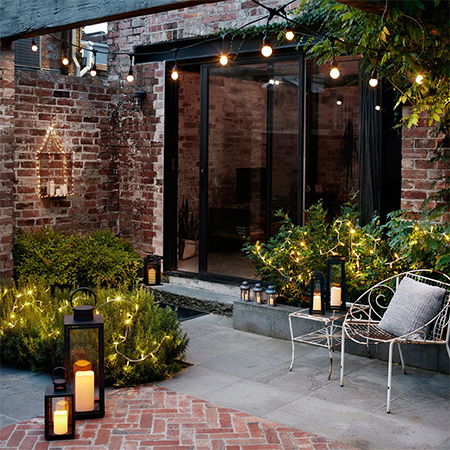 Use String Lights Outdoors