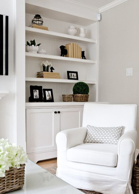 warm grey living room
