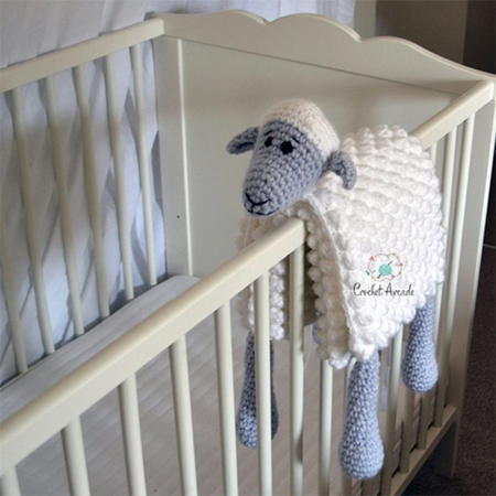 crochet nursery decor and blankets