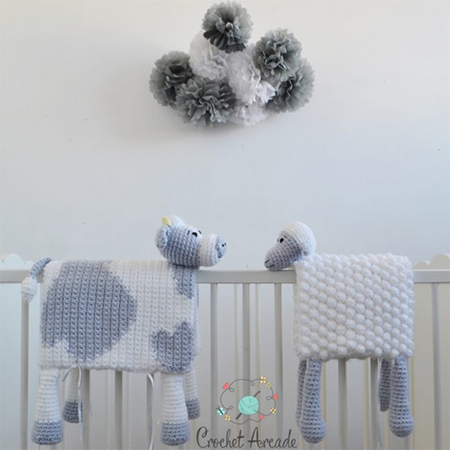 crochet nursery decor and blankets