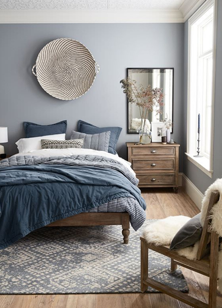 cool grey bedrooms