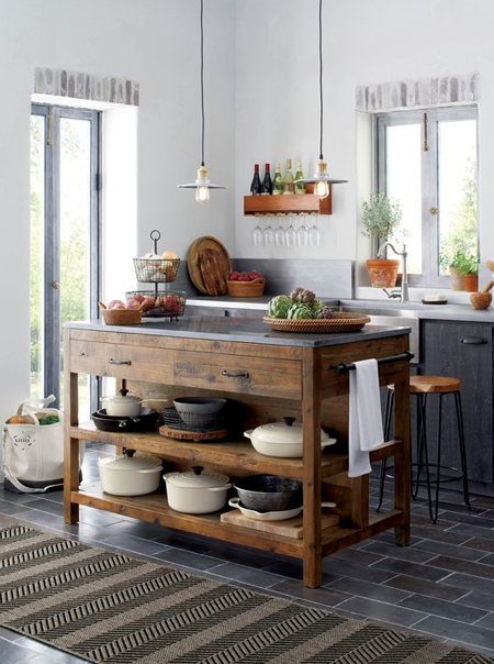 materials to make a kitchen island