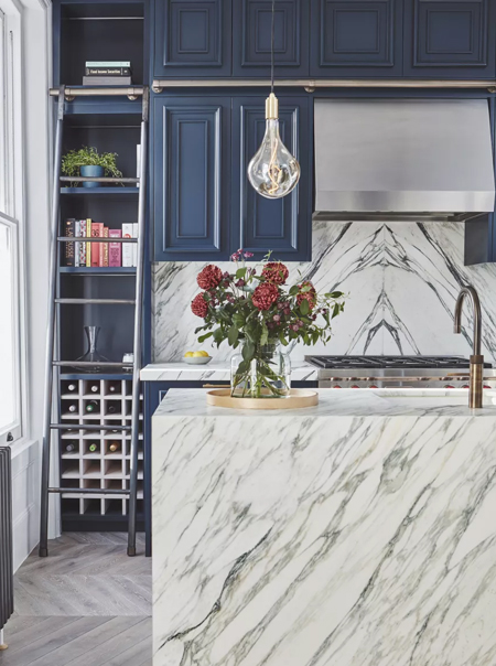 modern marble kitchen island