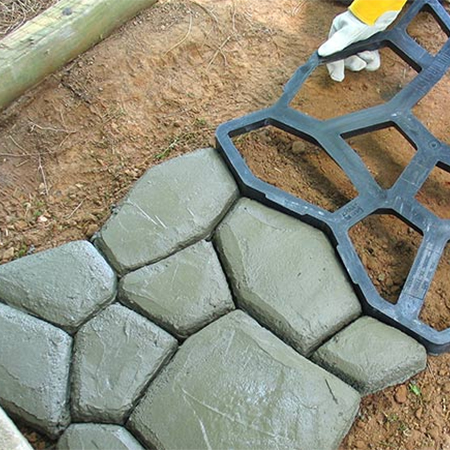 how to use paving mould