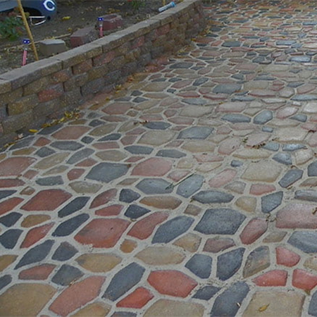 add pigment colour to cement mix