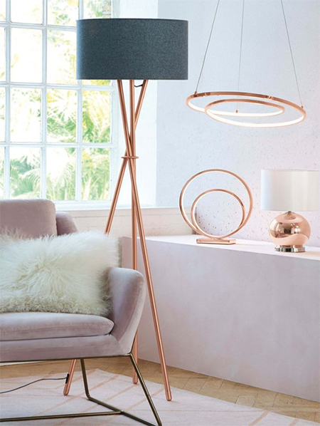 copper in interior design