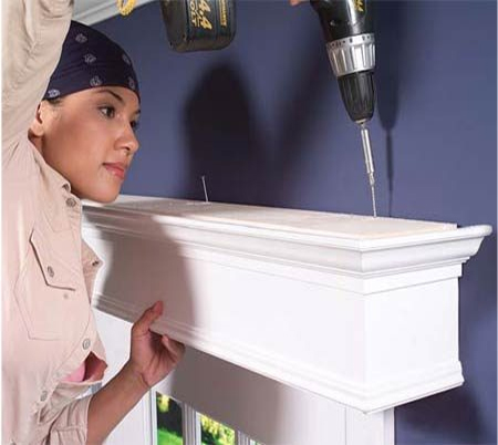 Make a Decorative Pelmet for your Windows