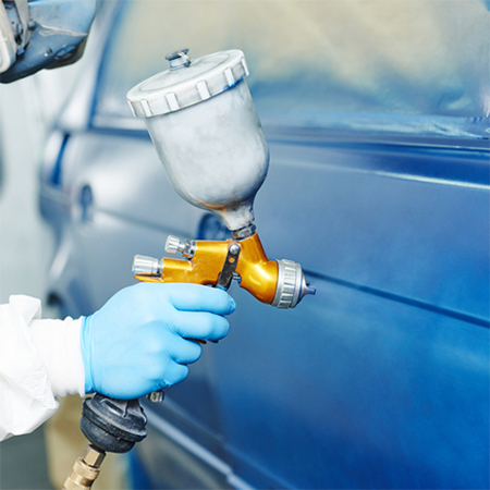 where to use spray gun