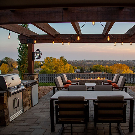 A Stylish Outdoor Entertaining Space