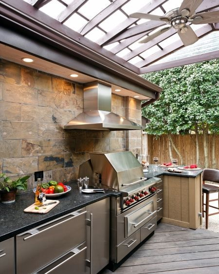 install lighting for braai area