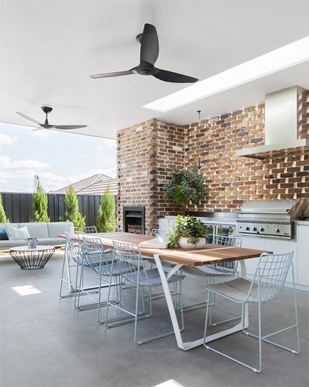 entertainment area with kitchen