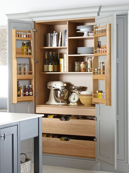 install bakery station in existing kitchen cupboard