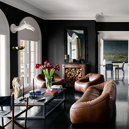 The Dark Side: Decorating with Dark Walls