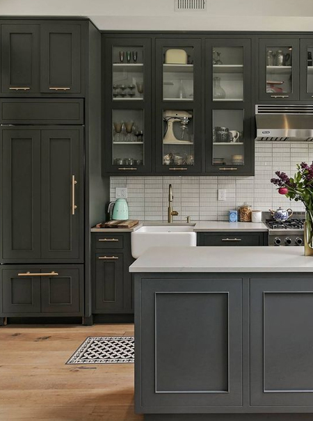 dark grey charcoal kitchen ideas