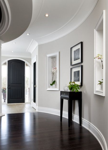 grey entrance hall