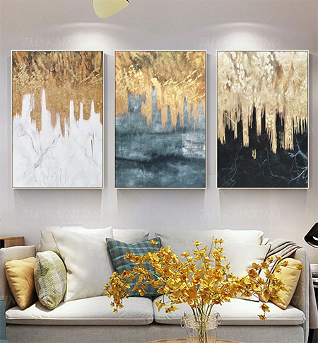 art with gold leaf