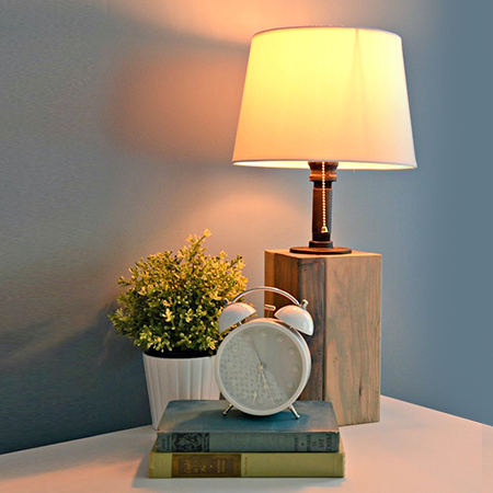 PAR Pine Lamp Base
