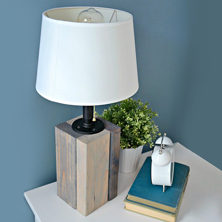 Lamp Base using Pine Offcuts