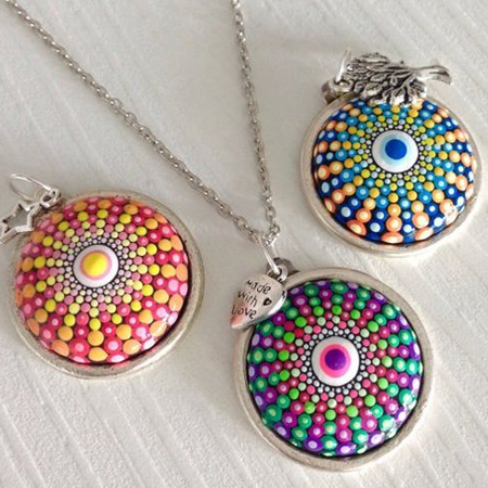 make custom jewellery paint dots