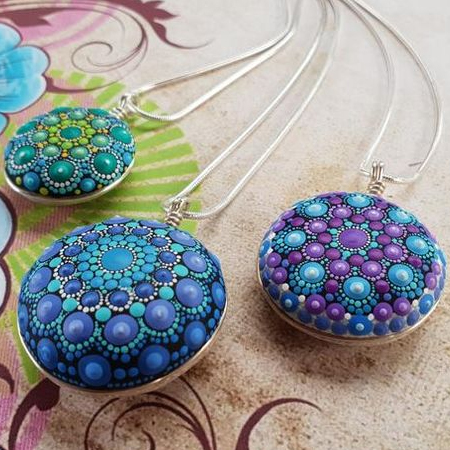 paint dots for jewellery