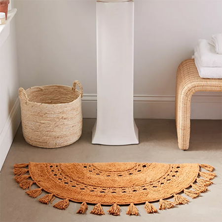 Clean Coir, Sisal or Seagrass Bath Mats