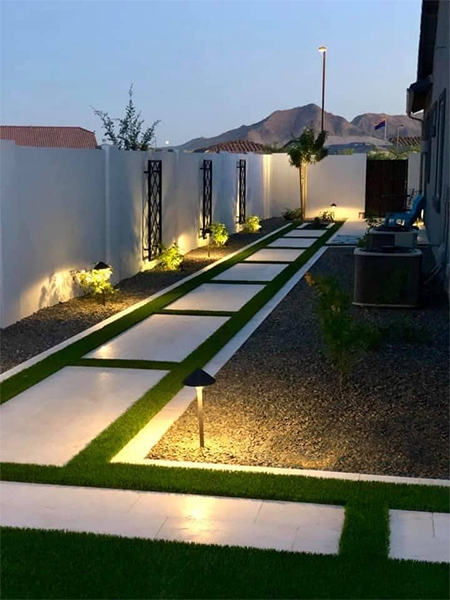 artificial lawn for areas that suffer drought