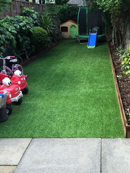 artificial lawn for childrens play area