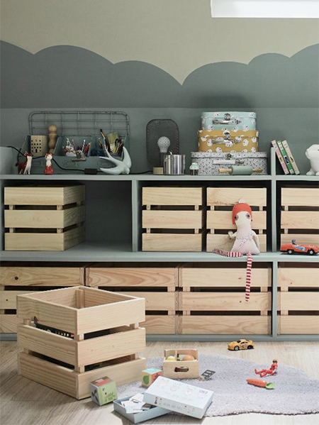 Make Pine Storage Crates for Easy Bedroom Organisation