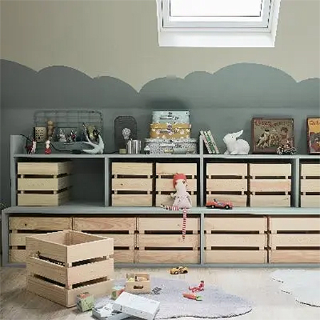 Make Pine Storage Crates for Easy Bedroom Organisation
