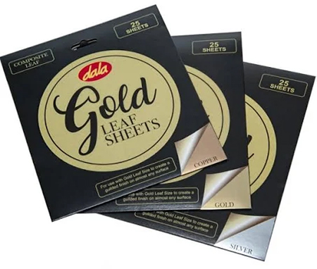 dala gold leaf for craft projects