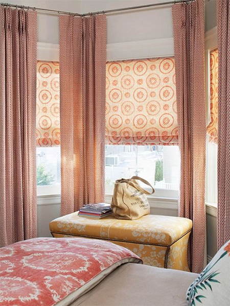 curtains and blinds for window treatment