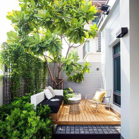 even a small garden can be a place to relax