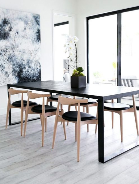 how to style dining table