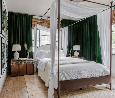 Green in the Bedroom