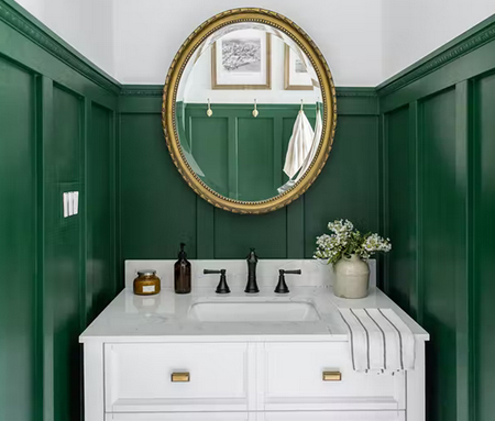 Green in the Bathroom