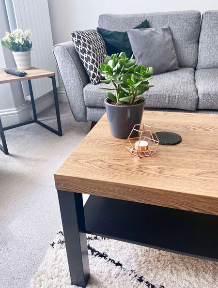 wood grain self adhesive vinyl coffee table top
