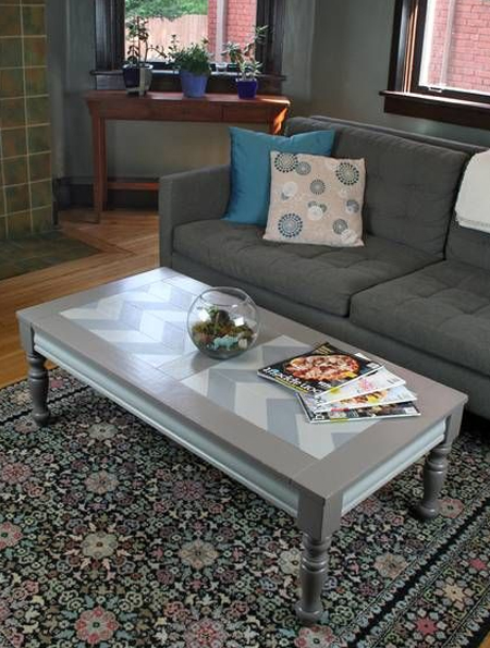 how to paint coffee table