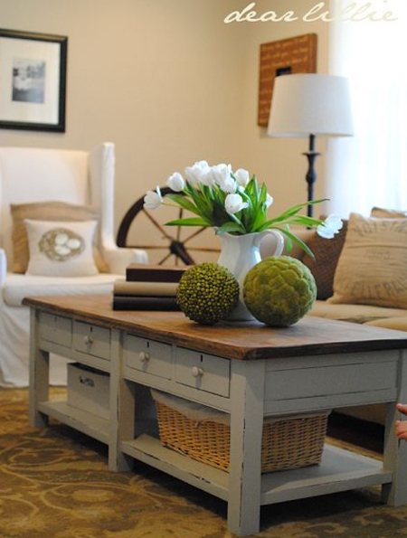 how to paint coffee table